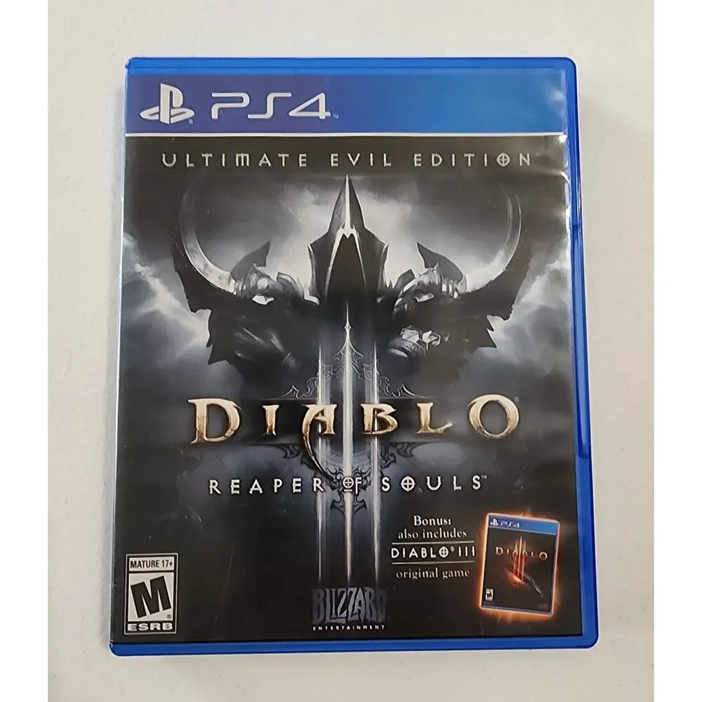 Diablo III Reaper Of Souls PS4 Playstation 4 Ultimate Evil Edition No Manual